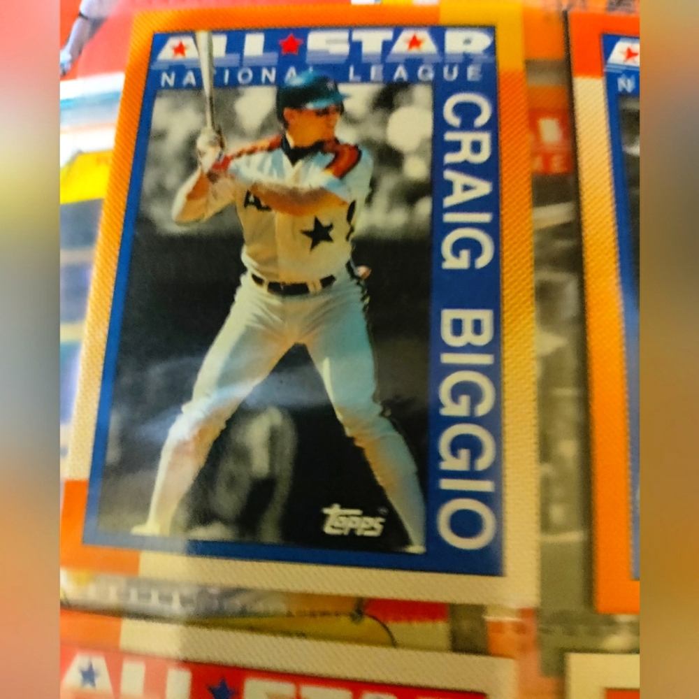 Craig biggio all-star baseball card